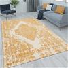 Paco Home Area Rugs - Tappeto a pelo corto per soggiorno, camera da letto, stile vintage marocchino, ornamenti orientali, dimensioni: 160 x 230 cm, colore: bianco-giallo