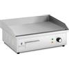 Royal Catering RCPG42-S - Piastra elettrica professionale per ristorante, 530 x 350 mm, 23000 W