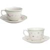 Brandani 53411 Tazza The Con Piattino Nonna Rosa