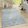 Paco Home Passatoie per soggiorno e corridoio in diversi design, colori e misure, a pelo corto, Dimensione:120x170 cm, Colore:Grigio 18