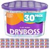 DRYBOSS Pack X 30 Deumidificatore Per Armadio Assorbi Umidità Antimuffa Sacchetti Anti Umidità Per Cassetti, Casa, Armadi E Vestiti Elimina Odori E Muffa Bustine Deumidificanti Con Cristalli Di Sale