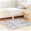 qohoio Tappeto Shaggy a Pelo Lungo NAVARRA Grigio Chiaro 120x120 cm,Tappeto Shaggy,Antiscivolo Morbido,Tappeto Shaggy Camera da Letto -4102866