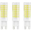 BANGSHUO 3 Pezzi Lampadine LED G9 9W (Equivalenti a 85W), Non Dimmerabile Bianca Fredda 6000K 850 Lumen G9 AC220-240V, 360 gradi CRI>80