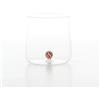 Zafferano Bilia Candy Tumbler Set di 4 bicchieri con una sfera colorata interna, bicchieri per acqua da 440 ml, 4 colori, lavabili in lavastoviglie, colore: giallo ambra