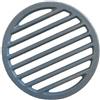 Oceanlend Griglia per caminetto in ghisa, griglia rotonda per barbecue ad alto calore, griglia a carbone di ricambio, griglia di ricambio per forni, griglia a carbone da cucina (28 cm)