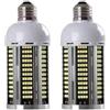 IOEDHW Lampadine a mais LED in alluminio ad alta potenza da 50 W E27 (confezione da 2) - Lampada da 2835 SMD da 5000 lumen Lampada LED ultra luminosa bianco caldo 3000 K Equivalente a 500 Watt per gra