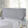 YUPAK Copertura Per Testiera Per Letto Copri Testata Letto, Fodera Elastica Protezione, Coprire Antipolvere In Cotone Europeo Cover Lavabile Per Decorazione Camera Letto Copritestata,Grey-150cm(59inch)