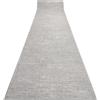 rugsx Tappeto passatoia per corridoio TULS 51248 strutturale, Melange per camere, corridoi, ingressi, grigio 60x300 cm