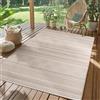 SIMPEX Tappeto da Esterno Beige 280x370 cm, Resistente agli Agenti Atmosferici & UV, Cucina, Balcone, Terrazza, Soggiorno e Sala da Pranzo, Design Boho Scandinavo