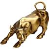 EasyByMall Statuetta di toro di Wall Street pezzo decorativo unico per la casa o l'ufficio benestanti