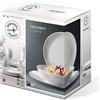 Bormioli Rocco Set da tavola in vetro opale di cocco 18pc [766115]