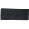 Casatessile Tappeto Cucina Antiscivolo Lavabile Modello Onde Chic - Tappeto Corsia, Passatoia Corridoio - Nero, Lunghezza 240 cm