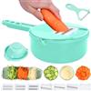 Generic Multifunzione Mandolina e Tritatutto Vegetale - Affettatrice per Verdure e Alimenti - Contenitore per Tritatutto - Affettatrice Alimentare