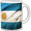 PLSH Argentina Bandiera - Tazza Mug 11OZ con scatola - Idea Regalo per fan Maradona Calcio Football
