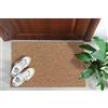 Nazar Tappeto naturale in iuta, tappeto naturale boheme, tappeto in finta iuta, tappeto per soggiorno, sala da pranzo, camera da letto, corridoio, colore naturale (80 x 300 cm, 8753 beige)