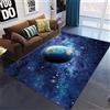 Sticker Superb. Tappeto per Soggiorno Stellato Galaxy Tappeto per Camera da Letto per Bambini Pianeta Tappeto per Camera dei Bambini Zona Gaming Tappetino Antiscivolo Corridoio Zerbino (80 x 160 cm, Colore 2)