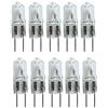 UGEFKMQ 10Pc G4 24V 20W Lampadina Alogena G4 24V 10W 20W 35W 50W Lampadine A Capsula G4 Bi-Pin Faretti Alogeni Bianco Caldo Dimmerabile,50 W