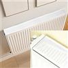 JINGSHIQIAOPL Copertura Magnetica per Termosifoni, Protezione Antipolvere in PVC a Rete, Copri Termosifone con Magneti Potenti, Copritermosifone per La Decorazione Domestica(60x10cm/24x4in)