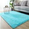ZDSDZSD Tappeto Salotto Peloso Morbido, Tappeto Camera da Letto Pelo Lungo Moderno, Lavabile in Lavatrice Antiscivolo, Tappeto Cameretta Shaggy rug Soggiorno Scendiletto(R,100 x 200 cm)
