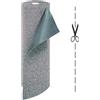 Olivo Tappeti OLIVO.shop Zerbino cocco sintetico su misura, Zerbino cattura sporco, Tappeto ingresso esterno effetto mélange, ROTOLO GARDEN GRIGIO CHIARO (110x100 cm)