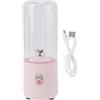 Jenngaoo Frullatore Portatile da 500 Ml, Mini Spremiagrumi Frullatore USB Portatile Frullati Elettrici Processore per Frullati per Viaggi in Ufficio E Scuola - Jenngaoo