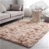LIHUANE Tappeti a Pelo Lungo 80 x 170 cm Aspetto Pelliccia Tappeto da Esterni Robusto a Pelo Lungo Lavabile in Lavatrice per Interni, Cameretta Dei Bambini, beige