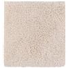 PANA Vienna Premium Bath Mat (45x45cm) - Tappetino da bagno a pelo lungo - Tappetino per doccia - Tappeto per WC - Antiscivolo e assorbente - SENZA ritaglio per WC - Colore: Crema