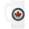wigoro Vintage ▾ Canada Aria Vigore Emblema - Canada Birra Tazza Bicchiere Trasparente Beer Mug