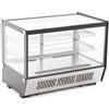 Ristoattrezzature Modello: 983600203632,Vetrina refrigerata da banco 88x56,8x68,6h cm vetro dritto 4 lati in vetro nera 160 lt 0 +12 °C
