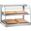 Ristoattrezzature Modello: 103752780155,Espositore neutro da banco vetri curvi 68,4x45,7x51,6h cm 100 lt
