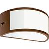 Sovil Applique mezzaluna moderna lampada da parete per esterno corten