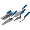 Silverline 395016 5 Cazzuole per Uso Artigiano con Impugnatura Lieve, 5 Pezzi