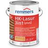 Remmers Vernice trasparente Acqua HK 3in1 pino/larice, 2,5 litri, vernice per legno, per recinzioni, copertura per auto, casette da giardino, impregnante + fondo + finitura in uno