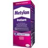 Pattex Metylan Instant, Adesivo in Polvere per Parati in TNT e Carta da Parati, Rapida Preparazione, Potente, Riposizionabile, Colla da parati facile da applicare, Resa 22 Mq con una Confezione, 200g
