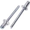 SKIR'CO (50 pezzi) Rivetti ciechi svasati in alluminio 4,8 x 8 mm, mandrino in acciaio, rivetti pop