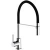IDRO BRIC Idro-Bric SCARUB0703NE Kit Lavello Winter, Bocca Alta con Doccia Estraibile, Nero