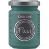 FLEUR DESIGNER'S PAINT | Pittura ad Acqua, Effetto Gesso Naturale, Extra Opaca, Fleur Chalky F60, Colore Vanity Blue, Made in Italy, Formato da 130 ml