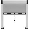 MATISMO Zanzariera a Rullo Riducibile Verticale Su Misura Per Finestra, Vari Colori - Facile Installazione (larghezza 150 cm a 180 cm altezza 50 cm a 149 cm)