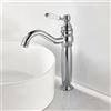 ANWEALTH Rubinetto Bagno Miscelatore Lavabo Rubinetto da Bagno Vintage Monocomando Miscelatore Lavabo Bagno Rubinetto Lavabo Monoforo Girevole Cromato Alto