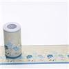 Dostear Bordi Greche Pannelli Adesivi Bordo Adesivo per Pareti Striscia Adesiva Muro Decorativa Greca Adesiva per Parete fiori blu 10 X 1000CM