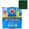 V33 Smalto Per Legno Alta Protezione 0,5 Lt - Verde Smeraldo