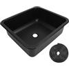 Xiuganpo Lavandino per Lavello Cucina Rettangolare di Grande capacità in Acciaio Inossidabile Lavelli Cucina a Vasca Singola per Cucine per Yacht (Spruzzo di