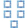 Electron CONFEZIONE DA 5 SUPPORTI A 2 MODULI, PER CASSETTA SCATOLA TONDA 502, PER PLACCA A 2 POSTI, COMPATIBILE CON VIMAR ARKE', SERIE CIVILE, MASCHERINA
