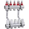Aqua Heating Collettore Per Riscaldamento A Pavimento Collettore Da 1 Per Riscaldamento Collettore Impianto A Pavimento 5 Circuiti