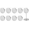 METALLIXITY Tappezzeria Chiodo Punta (16x20x1.4mm) 100pz, Stiro Testa Piatta Spingi Perni - per Casa Edilizia, Casa Cucina Mobili, Argento Tono