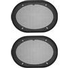 Generic XYWHPGV Copertura della griglia 'altoparlante 5x7 pollici Protezione quadrata decorativa della protezione del subwoofer in rete nera 2 pezzi(e0256 eaac3 cdd61 1548a fdd71 fb307
