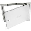 Generic SPORTELLO CONTATORE ACQUA ZINCATO VARIE MISURE COMPLETA DI CHIAVE (Zincato, 35x45)