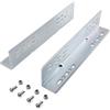 SOTECH 1 Paio Squadra di Fissaggio KW250H76 406 mm (16) per Montaggio su Pannelli e Base per JUNKER Guide Carichi Pesanti