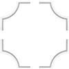 Marbet Design 1 set di curve a segmenti per striscia piatta E-27 | Stucco | Marbet Design | NE-27-01