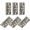 QUARKZMAN 6Pz 3x1,4 Pollici Cerniere per Porte Non a Mortasa Antirumore Cerniere per Porte Pieghevoli Placcatura per Mobili per Armadietti Finestre Guardaroba, Bronzo